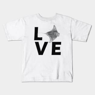 Rayfish - Love Ray Fish Kids T-Shirt